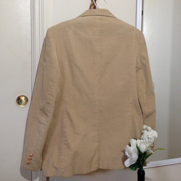 OSCAR DE LA RENTA Vintage Corduroy Jacket Size 9/10 - Picture 7 of 8
